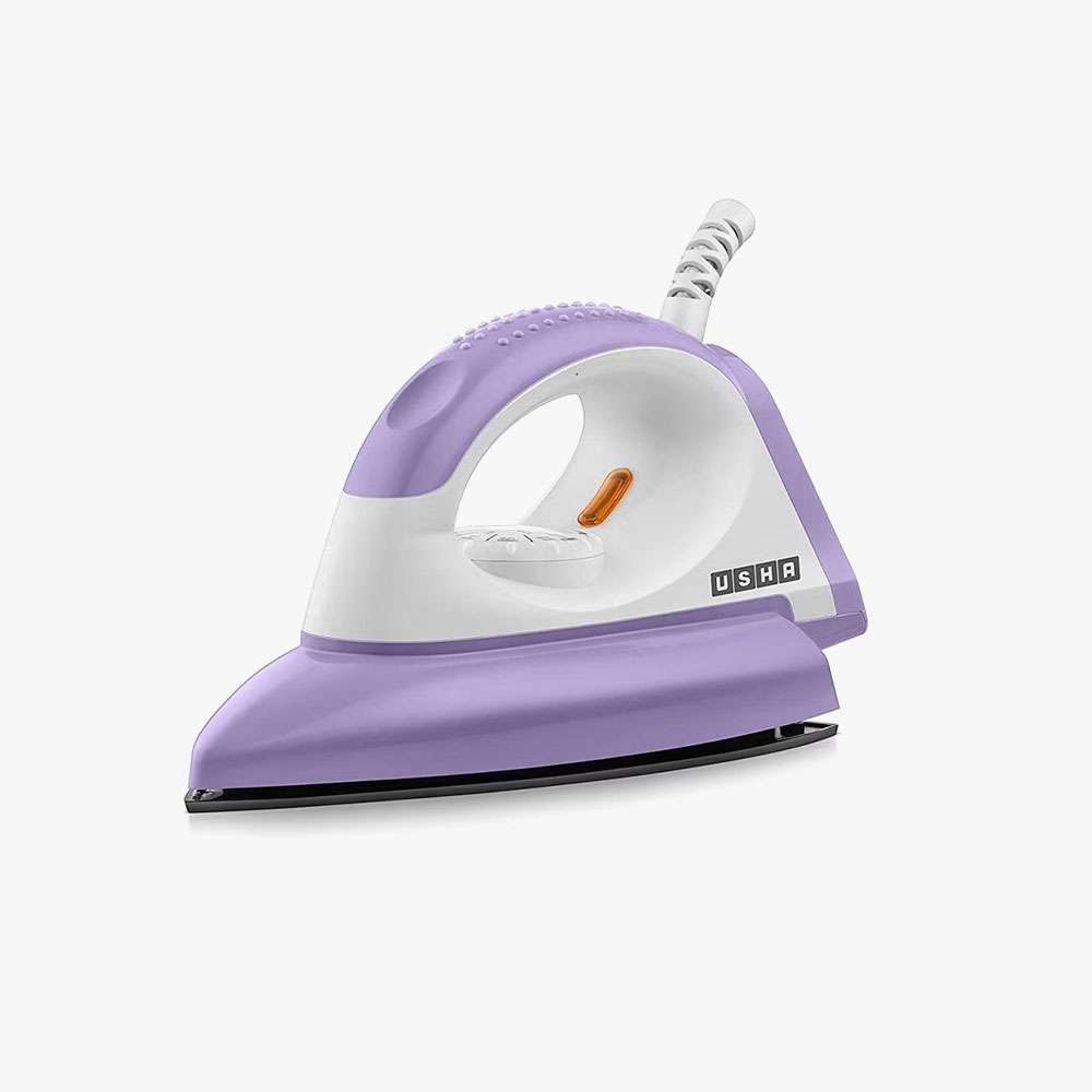 USHA Armor 1100 watts Dry Iron with Shock Proof Plastic Body